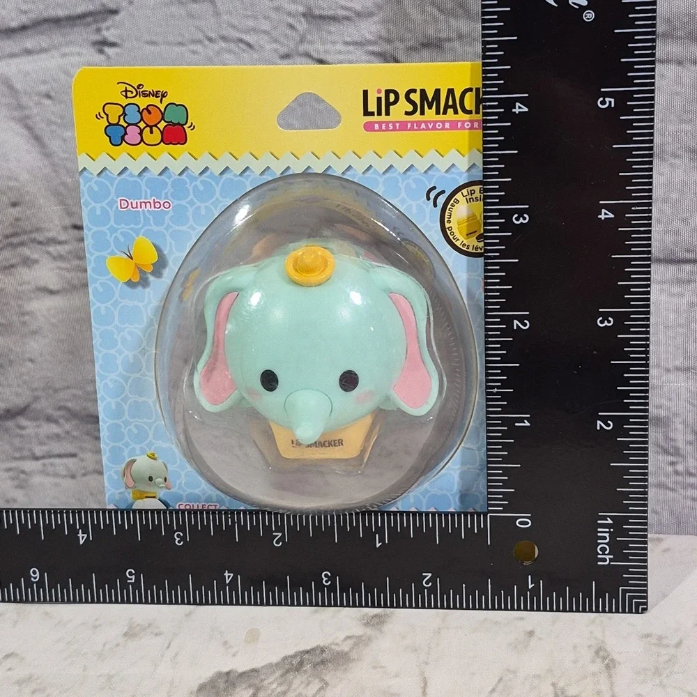 Disney Tsum Tsum Dumbo Lip Smacker Balm Cookies & Cream Favor Moisturizing New